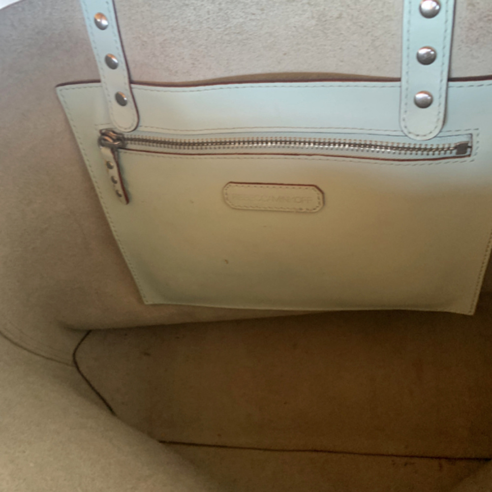 Rebecca Minkoff Seafoam Green Leather Tote - Picture 6 of 7
